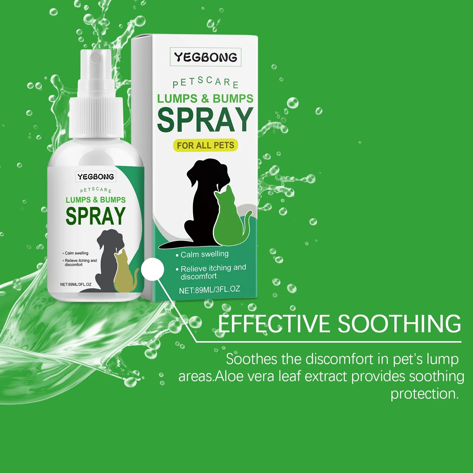Soothing Pet Care Spray — Relieves Skin Discomfort for Dogs & Cats