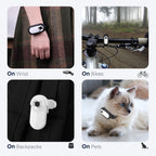 HD 1080P No-WiFi Pet Collar Camera for Cats & Dogs