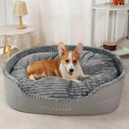 Ultra-Soft Plush Dog Bed, Bite-Resistant & Dirt-Proof