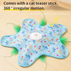 Star-Shaped Automatic 3-Speed Cat Toy — Chew-Proof Mental Stimulation Trainer