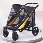 Multifunctional Lightweight Foldable Pet Cart for Multiple Cats & Dogs — Versatile Outdoor Carrier