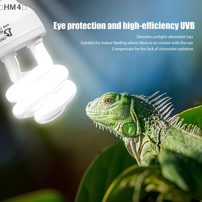 UVB Terrarium Basking Lamp — 13W/26W, 5.0/10.0, E27 Fit