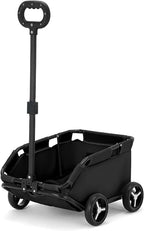 Lightweight Folding 4-Wheel Rolling Cat Carrier Trolley with Shock-Absorbing Wheels