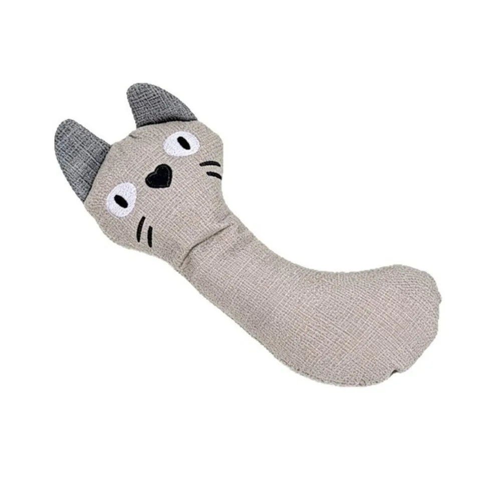 Plush Fish Cat Toy with Bell — Bite-Resistant Squeaky Teaser