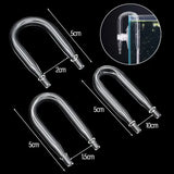 Aquarium U-Shaped Glass CO2 Tube Connector (Check Valve, CO2 Diffuser)