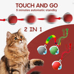 2-in-1 Automatic Interactive Cat Ball Toy