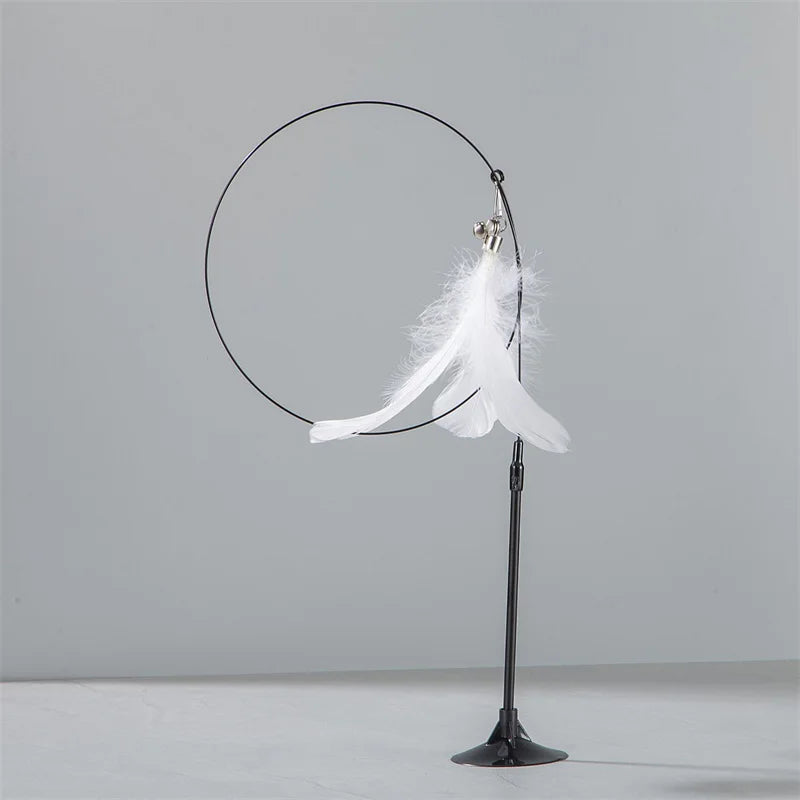 Suction Cup Feather & Bell Cat Teaser