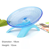 Silent Flying Saucer Exercise Wheel — Quiet Runner for Hamsters