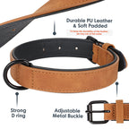Padded Leather Dog Collar