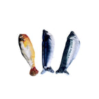 Electric Wagging Tail Fish Cat Toy — Motion Sensor Tap-Activated Type-C Charging (1–3 Pack)