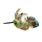 Plush Bird Head Teaser Wand — Suction Cup or Handheld Cat Toy