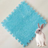 Spliceable Fleece Cage Liner Squares — Guinea Pig C&C Mat, 30x30cm