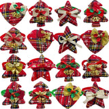 Christmas Bow Tie Collar 50-Pack for Small Dogs & Cats