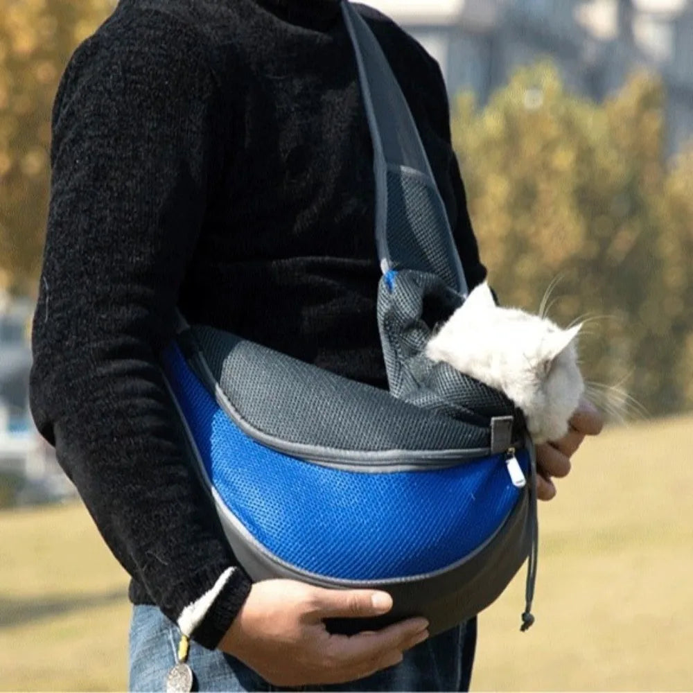 Hands-Free Puppy Carrier Backpack (Breathable, Crossbody, Multi-Size)