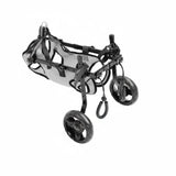Disabled Pet Wheelchair Long Lasting Rear Leg Dog Wheelchair Recovery Dog Chair Aluminum Alloy Frame Breathable Mesh for Pet