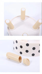Raised Stainless Steel Pet Feeder Bowl