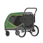 BOSIMAO Heavy-Duty Foldable Large Pet Stroller for Giant, Elderly & Big Dogs — Multi-Pet Outdoor Walking Cart