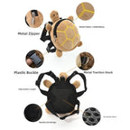 Turtle-Shaped Dog Snack Backpack (Cartoon, Large Capacity, Adjustable)