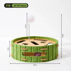 Interactive Cat Puzzle Maze Box — Hole-Digging Ball Game with Bell