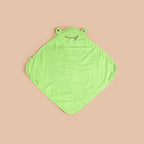Frog-Style Hooded Pet Bath Towel — Quick-Drying Microfiber Robe