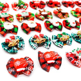 Winter Christmas Puppy Bows (10, 20 or 30 Piece Pack)