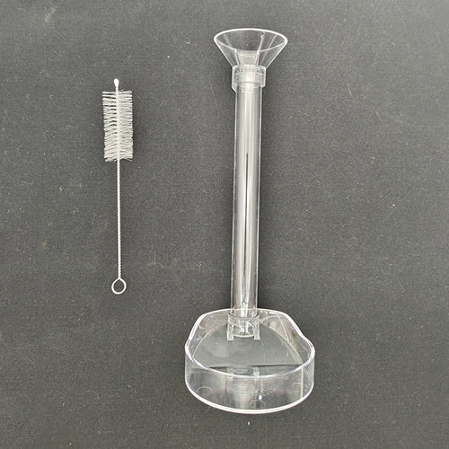 Acrylic Fish Feeder Tube (Transparent, Large-Capacity, Shrimp & Fish)