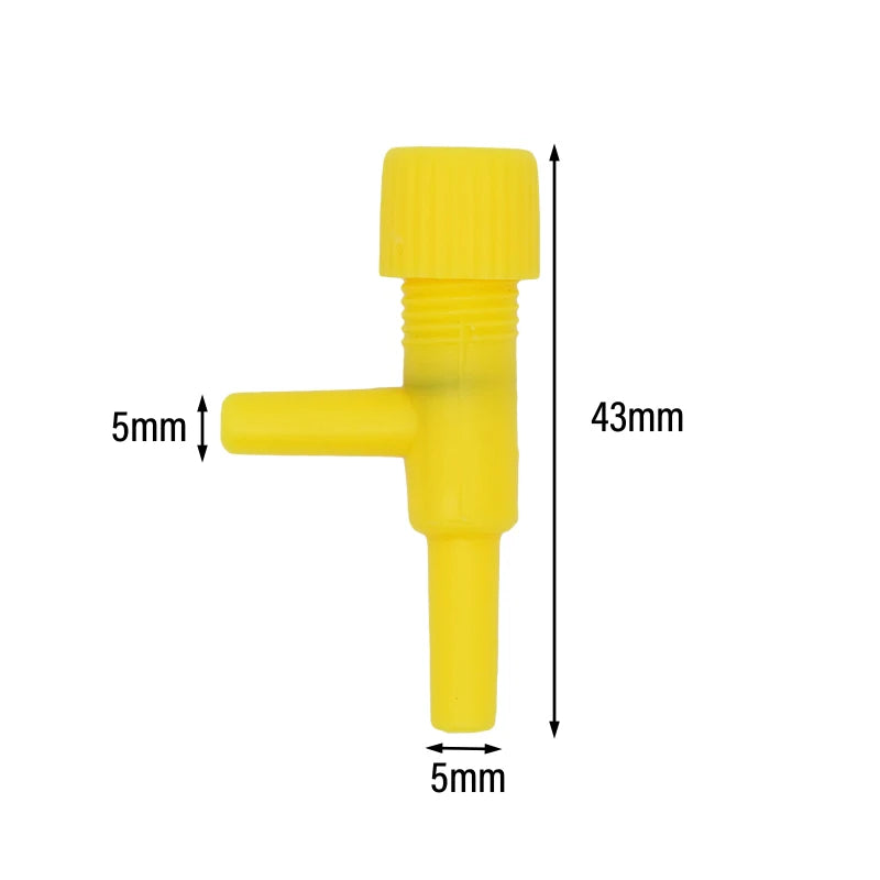 Aquarium Air Flow Control Valves for 5mm Tubing 10/20 Pack