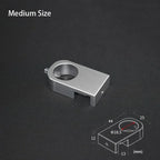 Aluminum Alloy Aquarium Tube Holder Clamp (Water Pipe Hose Mount, Glass Clip)