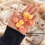 Silicone Feeding Nipples 10-Pack — For Milk, Water & Medicine