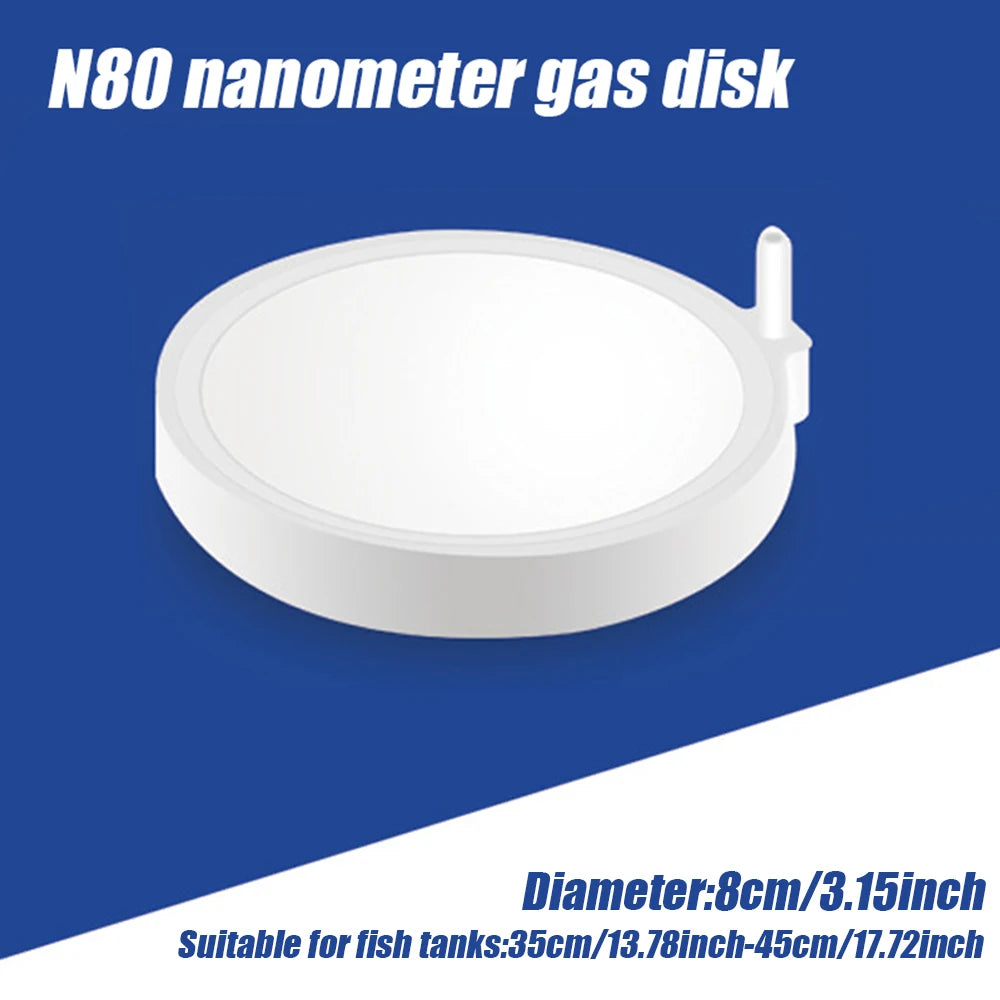 Disc Bubble Air Stone Diffuser (Aquarium Oxygen Aerator, Fine Bubble)