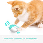 Pufferfish Catnip Chew Toy with Bell — Detachable Teething Toy for Kittens
