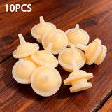 Silicone Feeding Nipples 10-Pack — For Milk, Water & Medicine