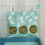Hanging Hay Bag Feeder — Multi-Hole Oxford Cloth Dispenser