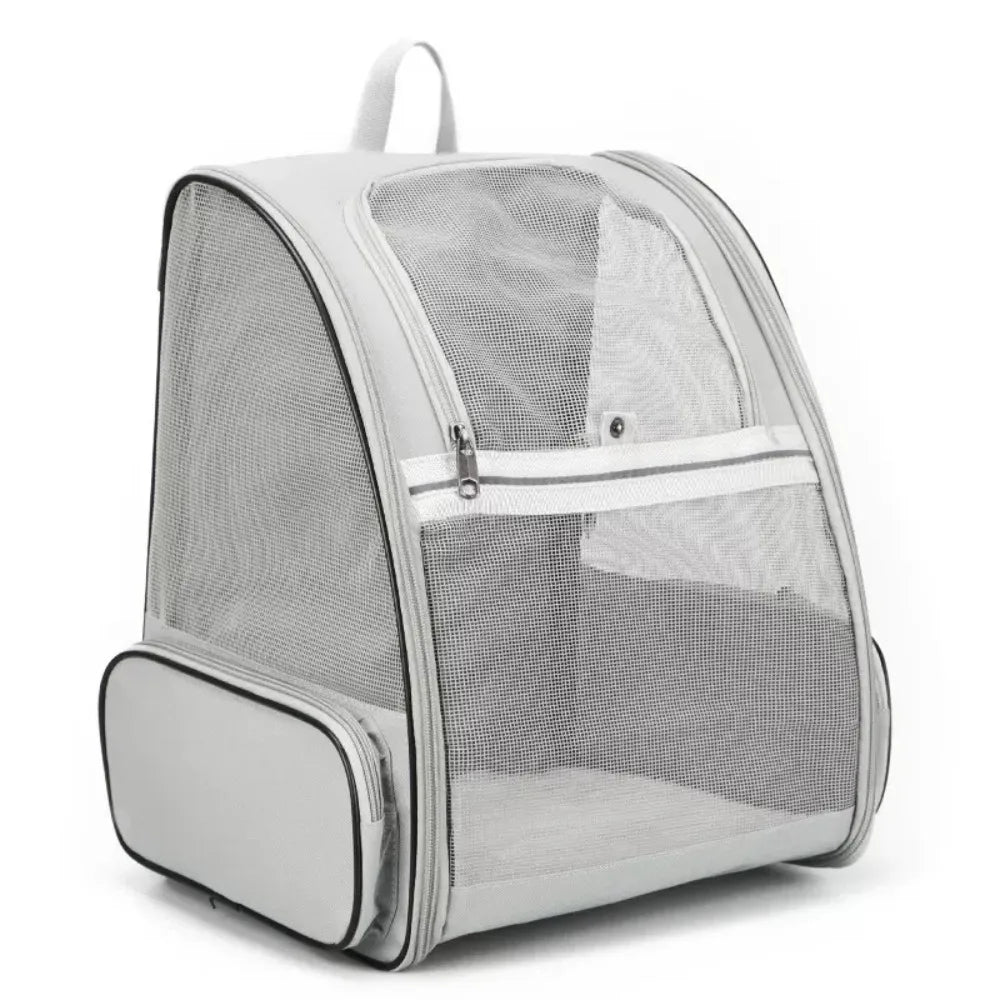 Foldable Pet Carrier Backpack (Suede, Large Capacity, 5 Colors)