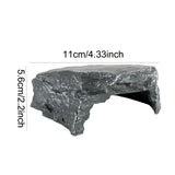 Resin Rock Basking Platform — Turtle Dock & Reptile Hideaway for Tanks