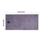 Embroidered Microfiber Pet Bath Towel — Super Soft & Absorbent