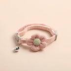 Sunflower Bowtie Cat Collar with Bell