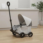 Lightweight Easy-Fold Pet Stroller with Telescoping Handle for Small Pets