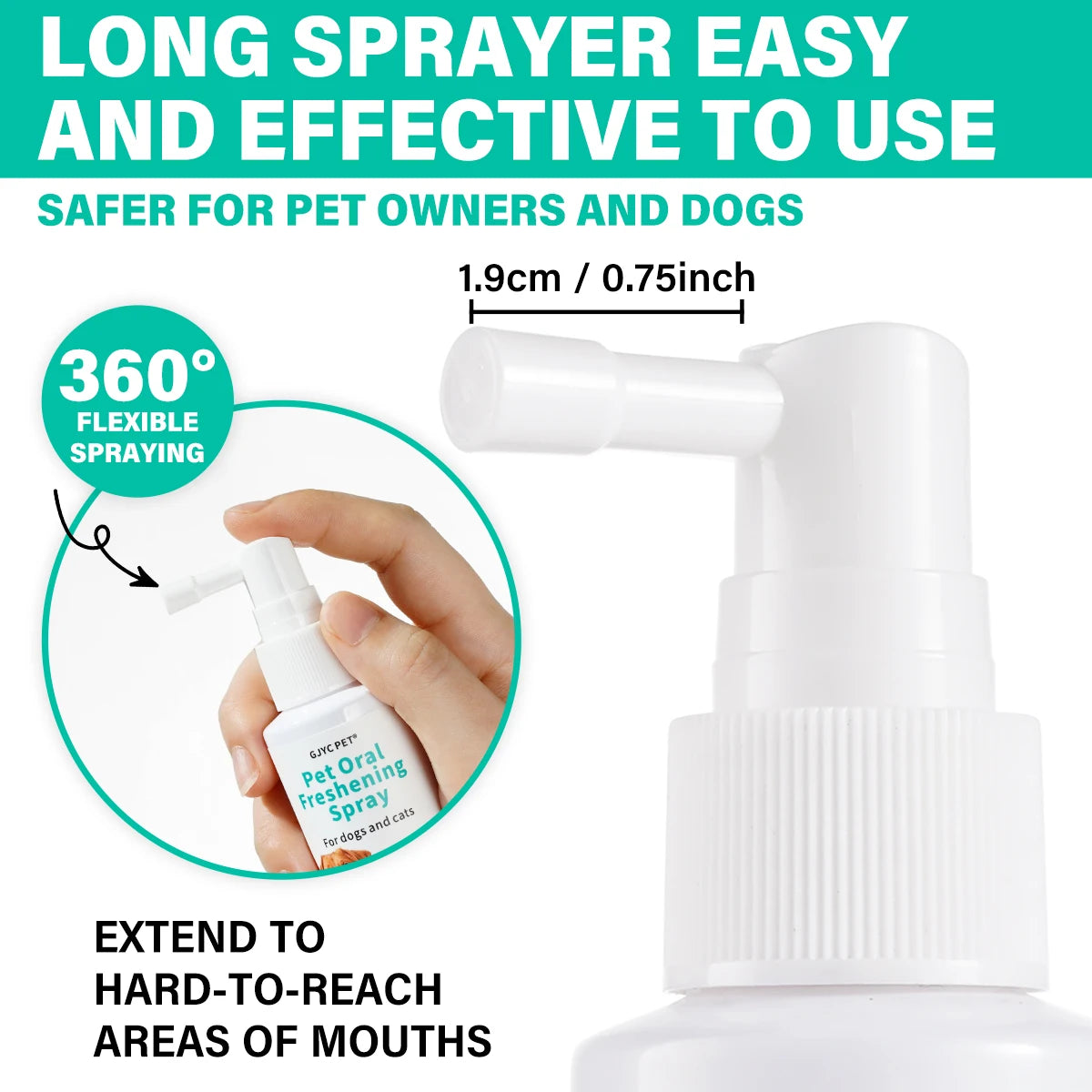 Plant-Based Fresh Breath Spray — No-Brush Tartar & Plaque Remover