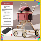 One-Click Fold Universal Lightweight Cat & Baby Stroller — 2026 Model