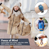 4-Pack Hidden AirTag Holder for Kids - Anti-Removal Case with Pins