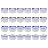 Mini Ceramic Reptile Water Dish — 24-Pack Feeder Bowls for Small Pets