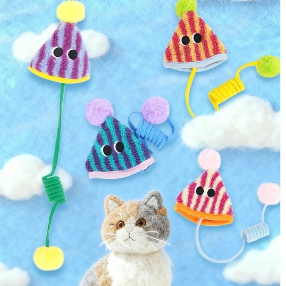 Ceiling-Mounted Elastic Spring Cat Toy — Bite-Resistant Parachute Exerciser