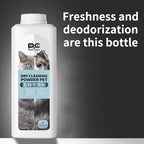 Plant-Based Pet Dry Shampoo Powder — Waterless Bath & Odor Control