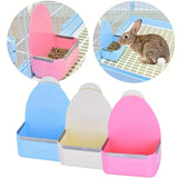 Anti-Spill Hanging Cage Feeder — Fixed-Clip Bowl for Small Pets
