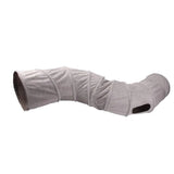 Collapsible S-Shaped Cat Tunnel — 3-Entry Suede Play Tube for Cats & Kittens