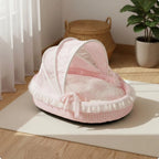 Princess-Style Semi-Enclosed Cat Bed Cradle