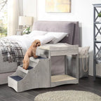 Multi-Tier Pet Bed with Removable Steps & Scratch Pad