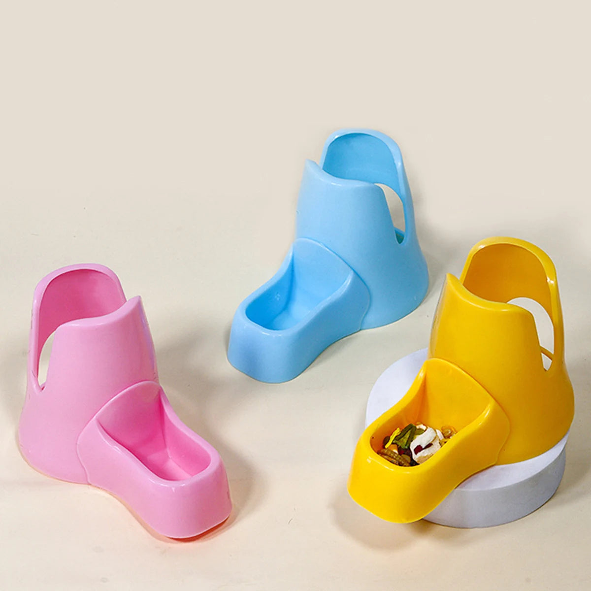 Hamster Water Bottle Stand — 3-in-1 Cage Feeder Base