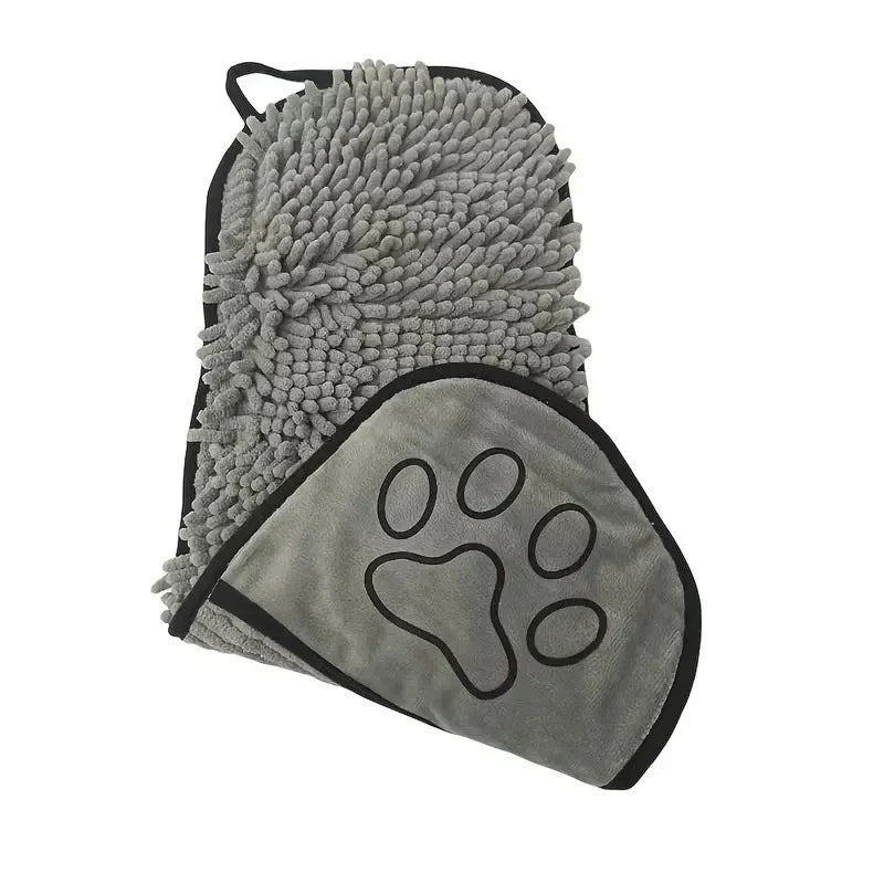 Compact Quick-Dry Pet Towel — Super Absorbent, Foldable, 53x22cm